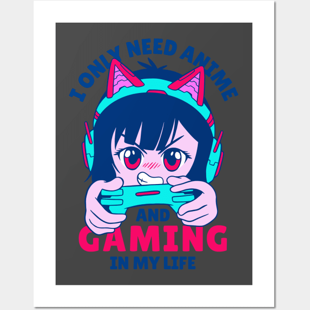 Gaming and Anime Wall Art by aaallsmiles